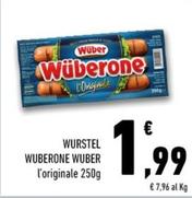 Offerta per Wuber - Wurstel Wberone a 1,99€ in Conad City