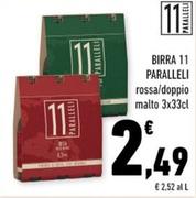 Offerta per 11 Paralleli - Birra a 2,49€ in Conad City