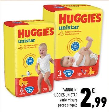 Offerta per Huggies - Pannolini Unistar a 2,99€ in Conad City