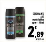 Offerta per Deodorante a 2,89€ in Conad Superstore