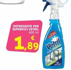 Offerta per Vetril - Detergente Per Superfici a 1,89€ in Conad