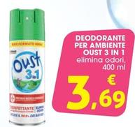 Offerta per Oust - Deodorante Per Ambiente 3 In 1 a 3,69€ in Conad Superstore