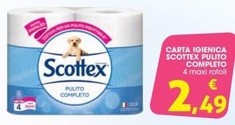Offerta per Scottex - Carta Igienica Pulito Completo a 2,49€ in Conad Superstore