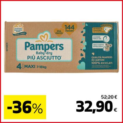 Offerta per PANNOLINI PAMPERS BABY-DRY in Extracoop