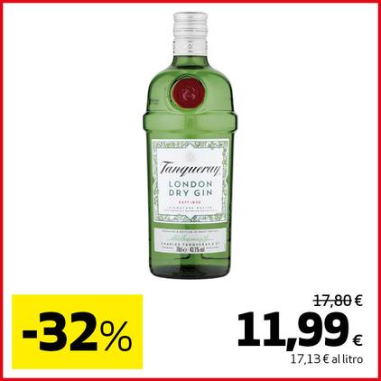 Offerta per GIN LONDON DRY TANQUERAY in Superstore Coop