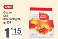 Offerta per Crai - Crostini Dorati/Integrali a 1,15€ in Crai