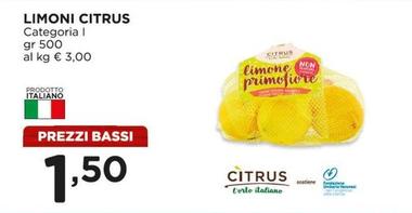 Offerta per Citrus - Limoni a 1,5€ in Alì e Alìper