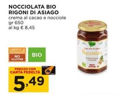 Offerta per Rigoni Di Asiago - Nocciolata Bio a 5,49€ in Alì e Alìper