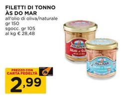 Offerta per Asdomar - Filetti Di Tonno a 2,99€ in Alì e Alìper