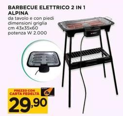 Offerta per Alpina - Barbecue Elettrico 2 In 1  a 29,9€ in Alì e Alìper