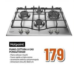 Offerta per Hotpoint - Piano Cottura A Gas PCN642TIXHAR a 179€ in Expert