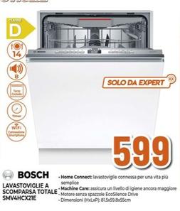 Offerta per Bosch - Lavastoviglie A Scomparsa Totale SMV4HCX21E a 599€ in Expert