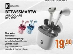 Offerta per Cellularline - BTTWSSMARTW Auricolare Bt-Tws a 19,9€ in Expert