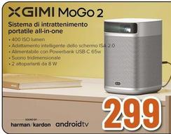 Offerta per Xgimi - Mogo 2 Sistema Di Intrattenimento Portatile All-In-One a 299€ in Expert