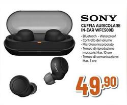Offerta per Sony - Cuffia Auricolare In-Ear WFC500B a 49,9€ in Expert