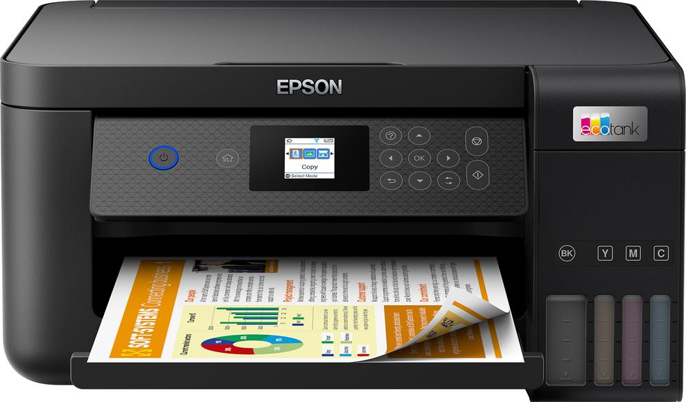 Offerta per Epson - EcoTank ET-2850 stampante multifunzione inkjet 3-in-1 A4, serbatoi ricaricabili alta capacità, 5 flaconi inclusi pari a 14000pag B/N 5200pag colore, Wi-FI Direct, USB a 269,9€ in Expert