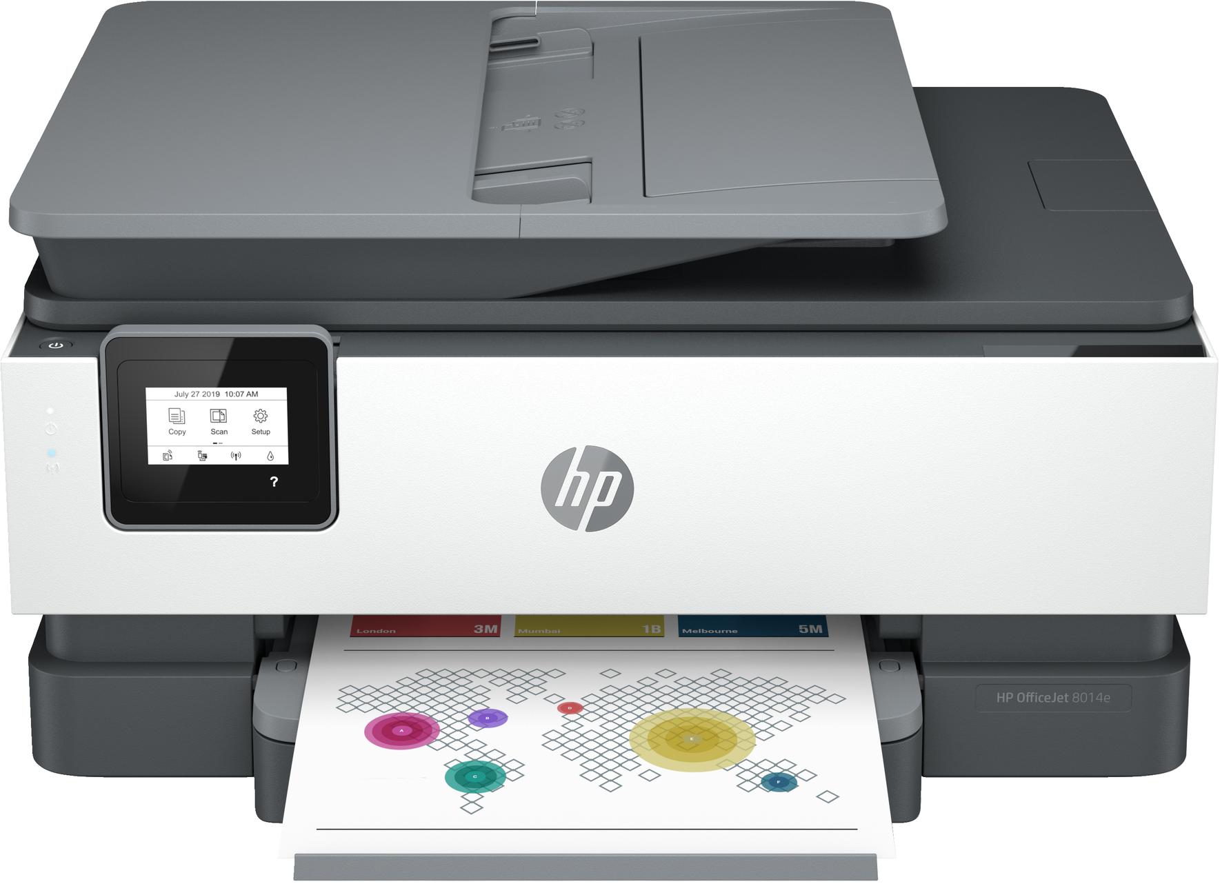 Offerta per HP - OfficeJet Stampante multifunzione 8014e, Colore, Stampante per Casa, Stampa, copia, scansione, +; idoneo per Instant Ink; alimentatore automatico di documenti; stampa fronte/retro a 99,9€ in Expert