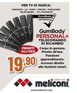 Offerta per Meliconi - GumBody Personal+Telecomando Di Ricambio a 19,9€ in Expert