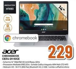 Offerta per Acer - Chromebook CB314-2H-K0GE a 229€ in Expert