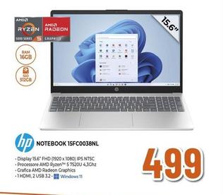 Offerta per Hp - Notebook 15FC0038NL a 499€ in Expert