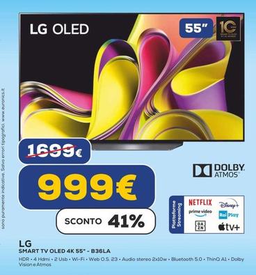 Offerta per Lg - Smart Tv Oled 4k 55"-B36LA a 999€ in Euronics