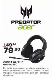 Offerta per Acer - Cuffia Gaming Galea 550 a 79,9€ in Euronics