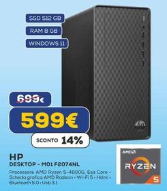 Offerta per Hp - Desktop M01-F2074NL a 599€ in Euronics