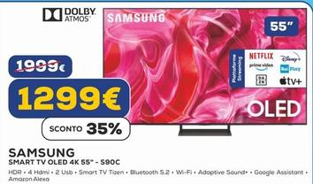 Offerta per Samsung - Smart Tv Oled 4k 55" S90C a 1299€ in Euronics
