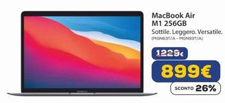 Offerta per Apple - MacBook Air M1 256Gb a 899€ in Euronics