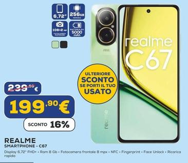 Offerta per Realme - Smartphone-C67 a 199,9€ in Euronics