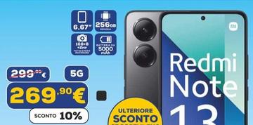 Offerta per Xiaomi - Smartphone-Redmi Note 13 5G a 269,9€ in Euronics