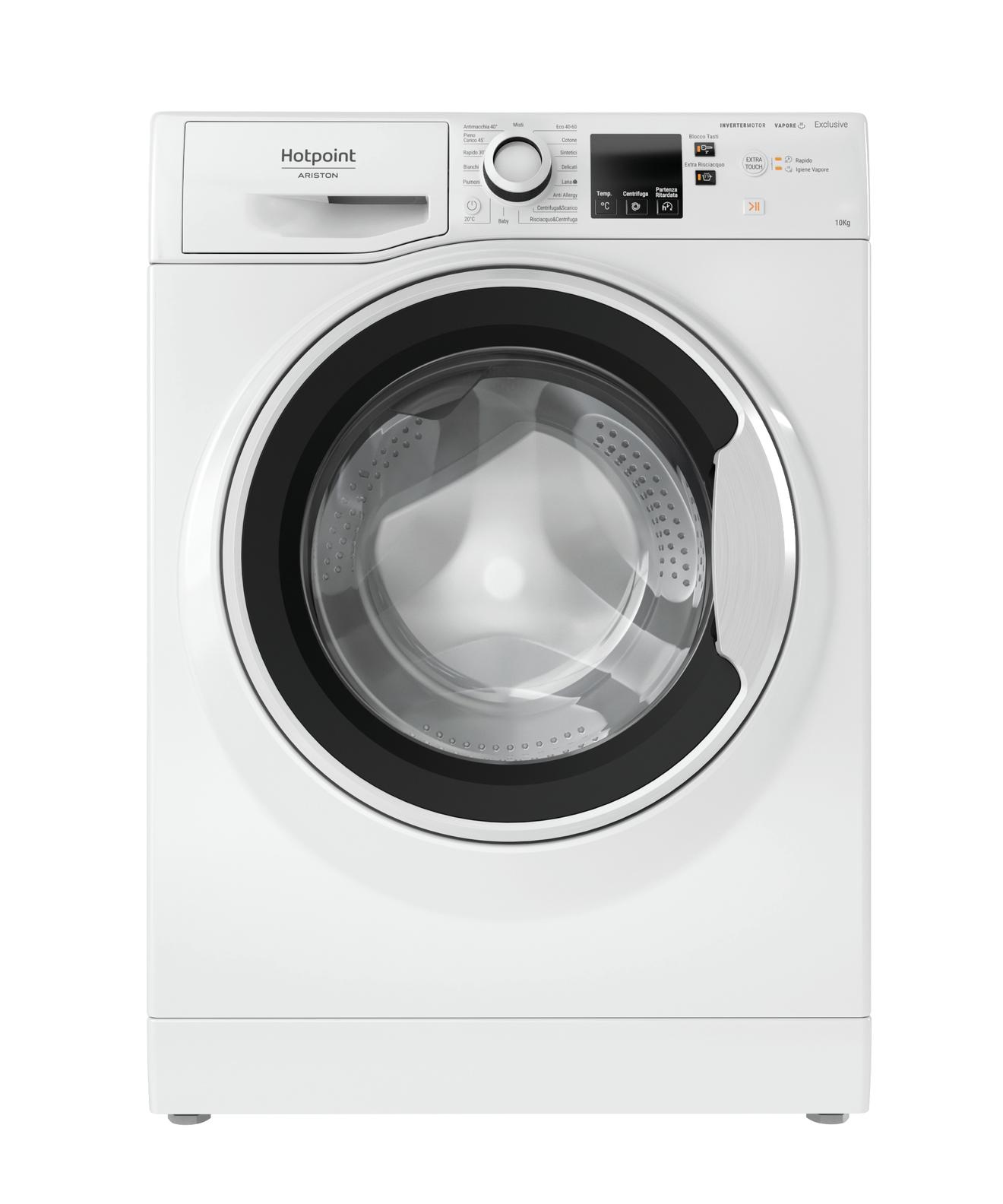 Offerta per Hotpoint - Active 40 EU NR6410F WW IT lavatrice Caricamento frontale 10 kg 1400 Giri/min Bianco a 399€ in Euronics