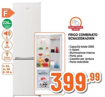 Offerta per Beko - Frigo Combinato RCNA305K40WN a 399,99€ in Expert