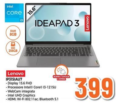 Offerta per Lenovo - IP3151AU7 a 399€ in Expert