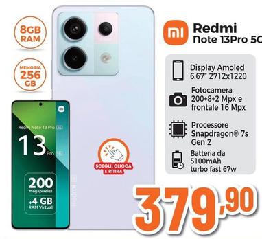 Offerta per Xiaomi - RRedmi Note 13 Pro 5G a 379,9€ in Expert