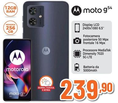 Offerta per Motorola - Moto G54 a 239,9€ in Expert