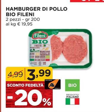 Offerta per Hamburger a 3,99€ in Alì e Alìper