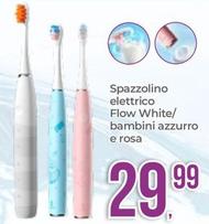 Offerta per Oclean - Spazzolino Elettrico Flow White/Bambini Azzurro E Rosa a 29,99€ in Portobello