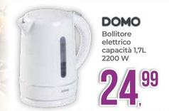 Offerta per Domo - Bollitore Elettrico Capacita 1,7l 2200 W a 24,99€ in Portobello
