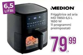 Offerta per Medion - Friggitrice Ad Aria MD 11850 6,5 L 1650 W 11 Programmi Preimpostati a 79,99€ in Portobello