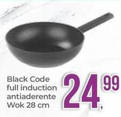 Offerta per Mopita - Black Code Full Induction Antiaderente Wok 28 Cm a 24,99€ in Portobello