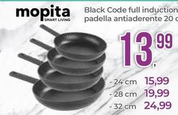 Offerta per Mopita - Black Code Full Induction Padella Antiaderente 20 Cm a 13,99€ in Portobello