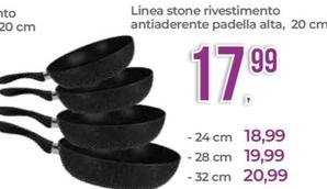 Offerta per Dgbavaria - Linea Stone Rivestimento Antiaderente Padella Alta, 20 Cm a 17,99€ in Portobello