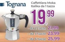 Offerta per Tognana Porcellane - Caffettiera Moka Italika Da 1 Tazza a 19,99€ in Portobello