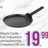 Offerta per Mopita - Black Code Full Induction Antiaderente Crepiere 28 Cm a 19,99€ in Portobello