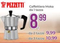 Offerta per Pezzetti - Caffettiera Moka Da 1 Tazza a 8,99€ in Portobello
