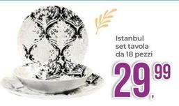 Offerta per Istanbul Set Tavola Da 18 Pezzi a 29,99€ in Portobello