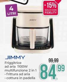 Offerta per Jimmy - Friggitrice Ad Aria 1100w Multifunzione 2 In 1  a 84,99€ in Portobello