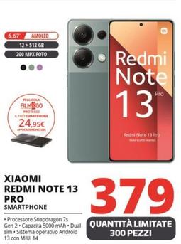 Offerta per Xiaomi - Redmi Note 13 Pro Smartphone a 379€ in Comet
