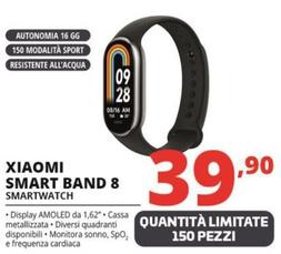 Offerta per Xiaomi - Smart Band 8 Smartwatch a 39,9€ in Comet
